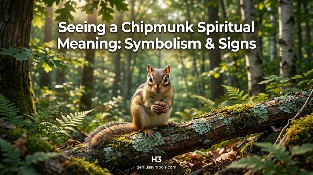 Seeing a Chipmunk Spiritual Meaning