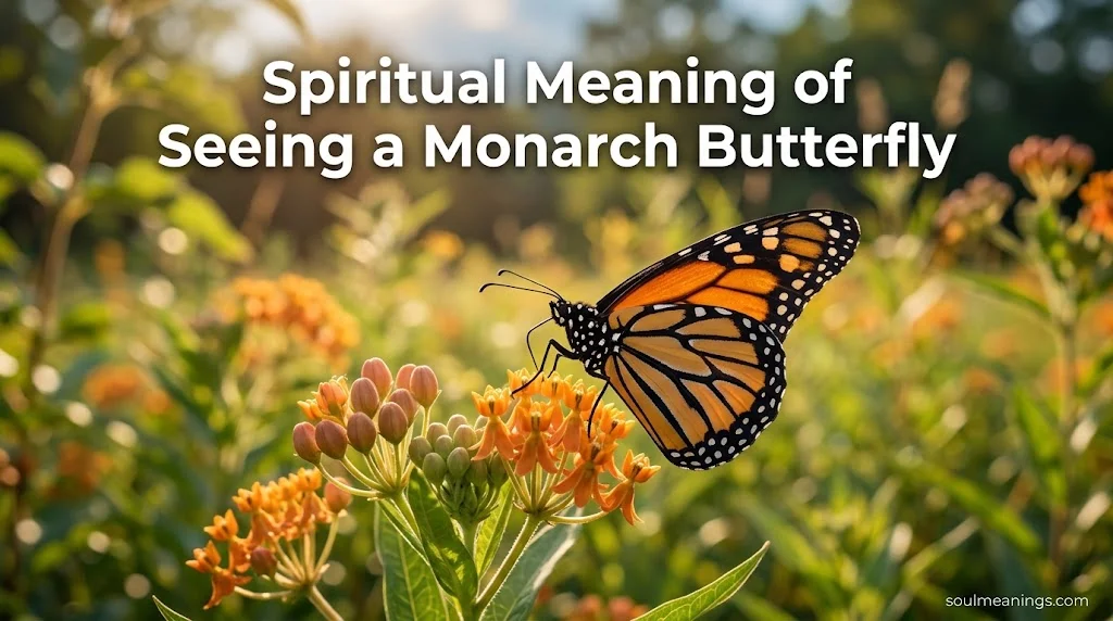 Seeing a Monarch Butterfly