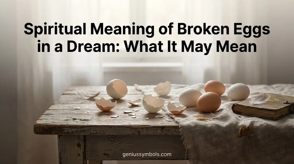 Spiritual Meaning of Broken Eggs in a Dream: