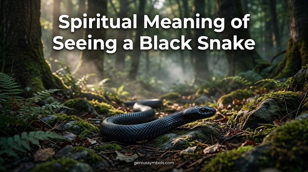 Spiritual Meaning of Seeing a Black Snake