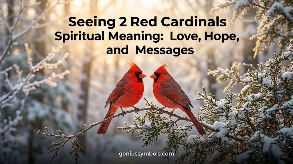 Seeing 2 Red Cardinals Spiritual Meaning