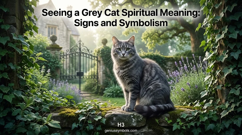 Seeing a Grey Cat Spiritual Meaning