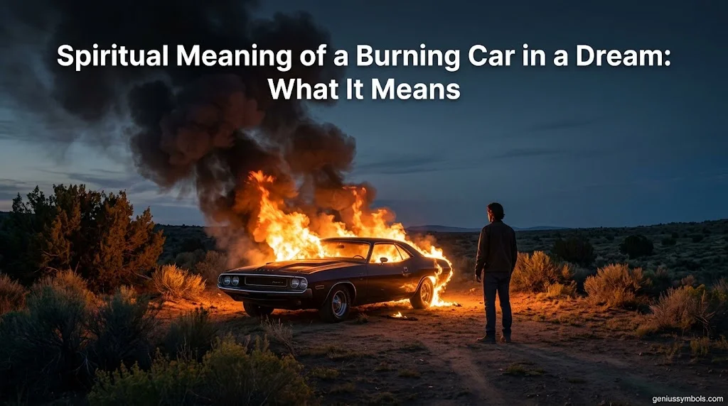 Spiritual Meaning of a Burning Car in a Dream