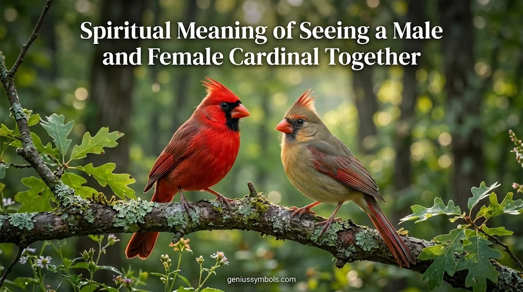 Spiritual Meaning of Seeing a Male and Female Cardinal Together